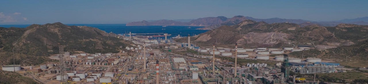 Plano general del Complejo Industrial de Cartagena