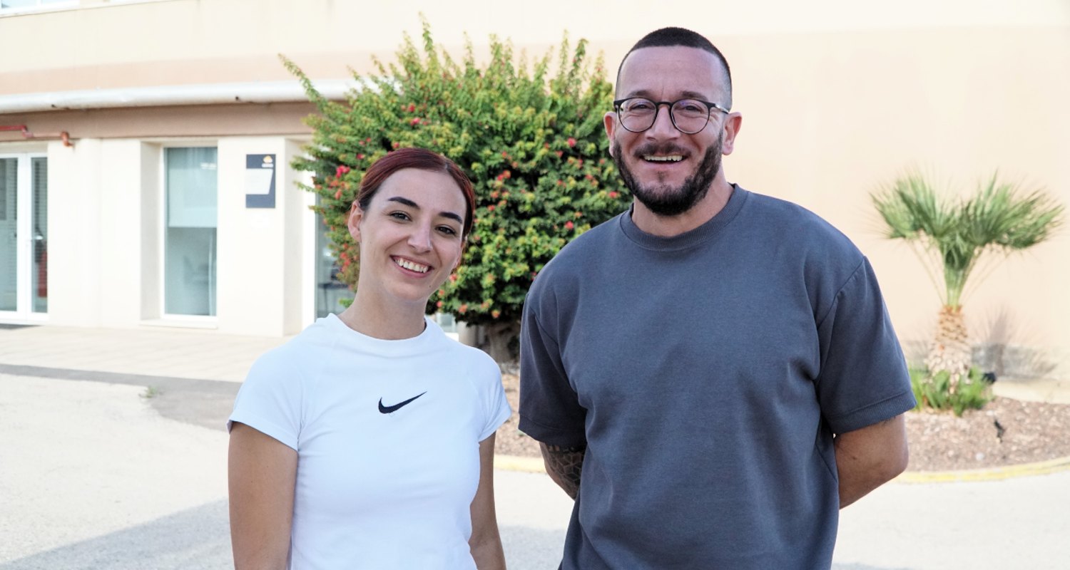 Lidia Peñalver e Iván Rayos. Alumnos FP Dual