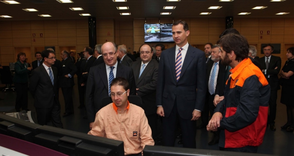 Visita del Principe Felipe VI de España